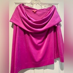 Lilly Pulitzer off the shoulder top in Pink!